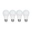 9.5 Watt - A19 LED Bulb - Frosted - 2700K - Medium base - 220 deg. Beam Angle - 120 Volt - Non-Dimmable (16 Pack)