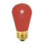 11 Watt S14 Incandescent Bulb - Ceramic Red - 2500 Average rated hours - Medium base - 130 Volt (40 Pack)