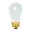 11 Watt S14 Incandescent Bulb - Frost - 2500 Average rated hours - 65 Lumens - Medium base - 130 Volt (40 Pack)