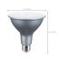 19 Watt PAR38 High Lumen LED Bulb - 27K/30K/35K/40K/50K CCT Selectable - Medium Base - 120-277 Volt (2 Pack)