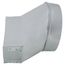 3-1/4" x 10" to 8" Round Duct Transition