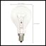 40 Watt A15 Incandescent - Clear - Appliance Lamp - 1000 Average rated hours - 420 Lumens - Candelabra base - 130 Volt (25 Pack)