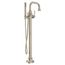 Colinet Brushed Nickel 1 Handle Tub Filler Includes Hand Shower, S44507BN