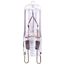 20 Watt Halogen - T4 Bulb - Clear - 2000 Average rated hours - 200 Lumens - Double Loop base - 120 Volt (6 Pack)
