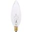25 Watt BA9 1/2 Incandescent Bulb - Clear - 1500 Average rated hours - 220 Lumens - European base - 120 Volt (16 Pack)
