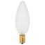 25 Watt BA9 1/2 Incandescent Bulb - Frost - 1500 Average rated hours - 220 Lumens - European base - 120 Volt (20 Pack)
