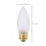 40 Watt B10 Incandescent Bulb - Frost - 2000 Average rated hours - 300 Lumens - Medium base - 120 Volt (20 Pack)