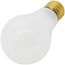 50 Watt A19 Incandescent Bulb - Frost - 1500 Average rated hours - 540 Lumens - Medium base - 34 Volt (6 Pack)