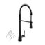 Sinema One-handle High Arc Kitchen Faucet (Matte Black), S5235EWBL
