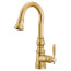 Weymouth Single Handle High Arc Pulldown Bar Faucet (Brushed Gold), S53004BG