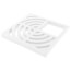3/4 PVC Three-Quarters Top Grate for Floor Sink