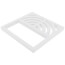 3/4" PVC Half Top Grate for Floor Sink