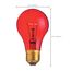 25 Watt A19 Incandescent Bulb - Transparent Red - 2000 Average rated hours - Medium base - 130 Volt (24 Pack)