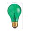 25 Watt A19 Incandescent Bulb - Transparent Green - 2000 Average rated hours - Medium base - 130 Volt (30 Pack)