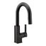 Sto Matte Black 1 Handle Pulldown Bar Faucet, S62308BL