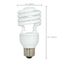 18 Watt - Mini Spiral Compact Fluorescent Bulb 5000K - 82 CRI - Medium base - 120 Volt (3 Pack)
