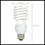 23 Watt - Mini Spiral Compact Fluorescent Bulb 2700K - 82 CRI - Medium base - 120 Volt (3 Pack)