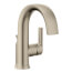 Doux Single Handle High Arc Bathroom Faucet (Brushed Nickel), S6910BN