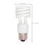 13 Watt - Mini Spiral Compact Fluorescent Bulb 5000K - 82 CRI - Medium base - 120 Volt (8 Pack)