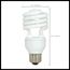 18 Watt - Mini Spiral Compact Fluorescent Bulb 4100K - 82 CRI - Medium base - 120 Volt (6 Pack)