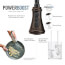 Weymouth Single Handle High Arc Pulldown Kitchen Faucet (Oil Rubbed Bronze), S73004ORB