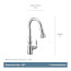 Weymouth Spot Resist Single Handle High Arc Pulldown Kitchen Faucet (Stainless Steel), S73004SRS