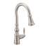 Weymouth Spot Resist Single Handle High Arc Pulldown Kitchen Faucet (Stainless Steel), S73004SRS