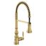 Weymouth Motionsense Wave Pre-Rinse 1-handle Pulldown Kitchen Faucet, S73104EWBG (Brushed Gold)