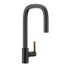 Tenon Matte Black 1 Handle Pulldown Kitchen Faucet, S74001BL