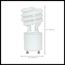 9 Watt - Mini Spiral Compact Fluorescent Bulb 2700K - 82 CRI - GU24 base - 120 Volt (5 Pack)