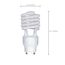 26 Watt - Spiral Compact Fluorescent Bulb 2700K - 82 CRI - GU24 base - 120 Volt (5 Pack)