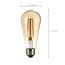 4.5 Watt ST19 LED Bulb - Amber - Medium base - 2000K - 350 Lumens - 120 Volt (4 Pack)