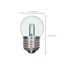 1.2 Watt LED Bulb - S11 - Clear - 2700K - Medium base - 120 Volt (5 Pack)