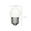 1.2 Watt LED Bulb - S11 - White - 2700K - Medium base - 120 Volt (5 Pack)