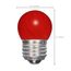 1.2 Watt LED Bulb - S11 - Ceramic Red - Medium base - 120 Volt (5 Pack)