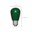 1.4 Watt LED Bulb - S14 - Ceramic Green - Medium base - 120 Volt (4 Pack)
