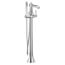 Flara Single Handle Floor Mounted Tub Filler w/ Hand Shower (Chrome), S931