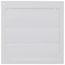 White Plastic Louvered Wall Cap