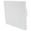White Plastic Louvered Wall Cap