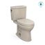 MS454124CUFG#03 Drake II 2-Piece Elongated 1.0 GPF Universal Height Toilet w/ CEFIONTECT & SS124 Softclose Seat, Washlet+ Ready (Bone)