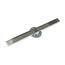 60" S-Stainless Steel Series High Flow Complete Kit w/ 2-1/2" Wedge Wire Grate, Cast Iron Drain Body, 3" No Hub Outlet (Satin Stainless)