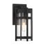 Tofino 1 Light Small Lantern Textured Black Finish w/ Clear Glass