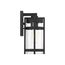 Tofino 1 Light Small Lantern Textured Black Finish w/ Clear Glass