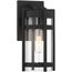 Tofino 1 Light Small Lantern Textured Black Finish w/ Clear Glass