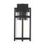 Tofino 1 Light Medium Lantern Textured Black Finish w/ Clear Glass