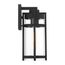 Tofino 1 Light Medium Lantern Textured Black Finish w/ Clear Glass