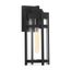 Tofino 1 Light Medium Lantern Textured Black Finish w/ Clear Glass