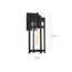 Tofino 1 Light Medium Lantern Textured Black Finish w/ Clear Glass