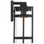 Tofino 1 Light Large Lantern Textured Black Finish w/ Clear Glass