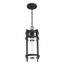 Tofino 1 Light Hanging Lantern Textured Black Finish w/ Clear Glass